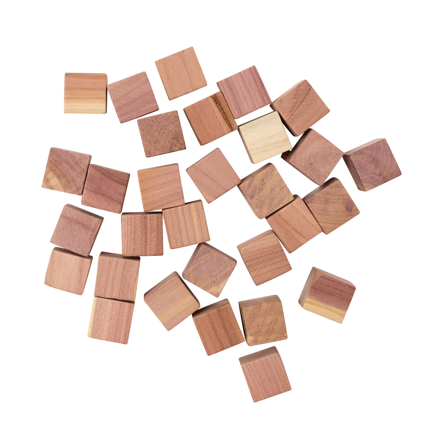 Natural Cedar square blocks for Clothes Storage - sold in bundles of 15/45/75/150/255 Units - Rackshop Australia