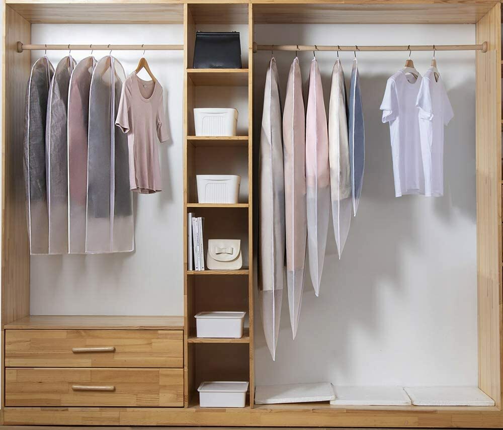 Semi-Clear Garment Bag Suit Bags - 61 X 102 cm Sold in 5/10/25 - Rackshop Australia