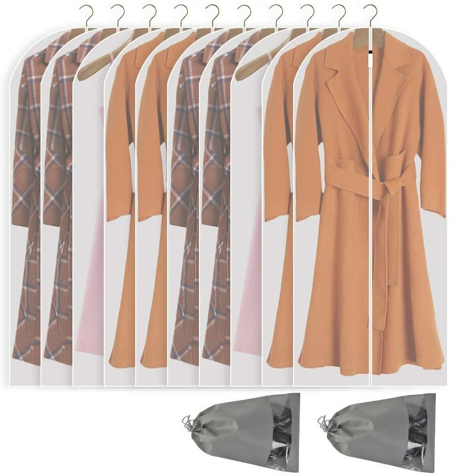 Semi-Clear Garment Bag Suit Bags - 61 X 140 cm Sold in 5/10/25 - Rackshop Australia