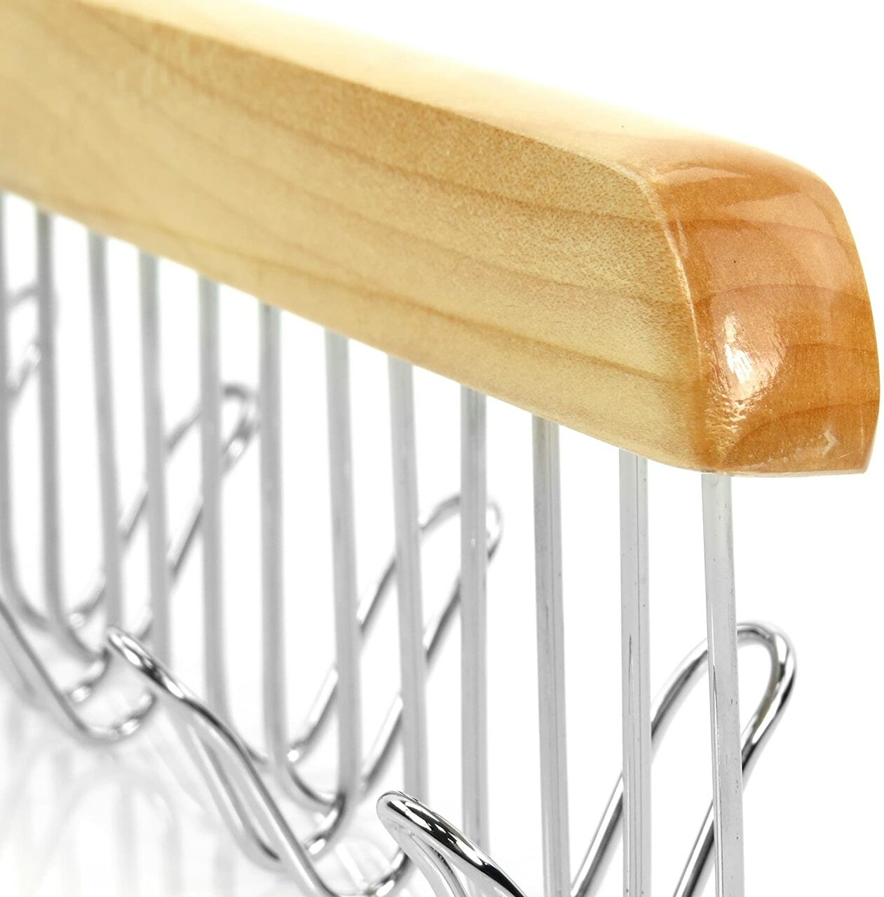 Natural Wooden Tie Hanger - Sold 1/5/10 - Rackshop Australia