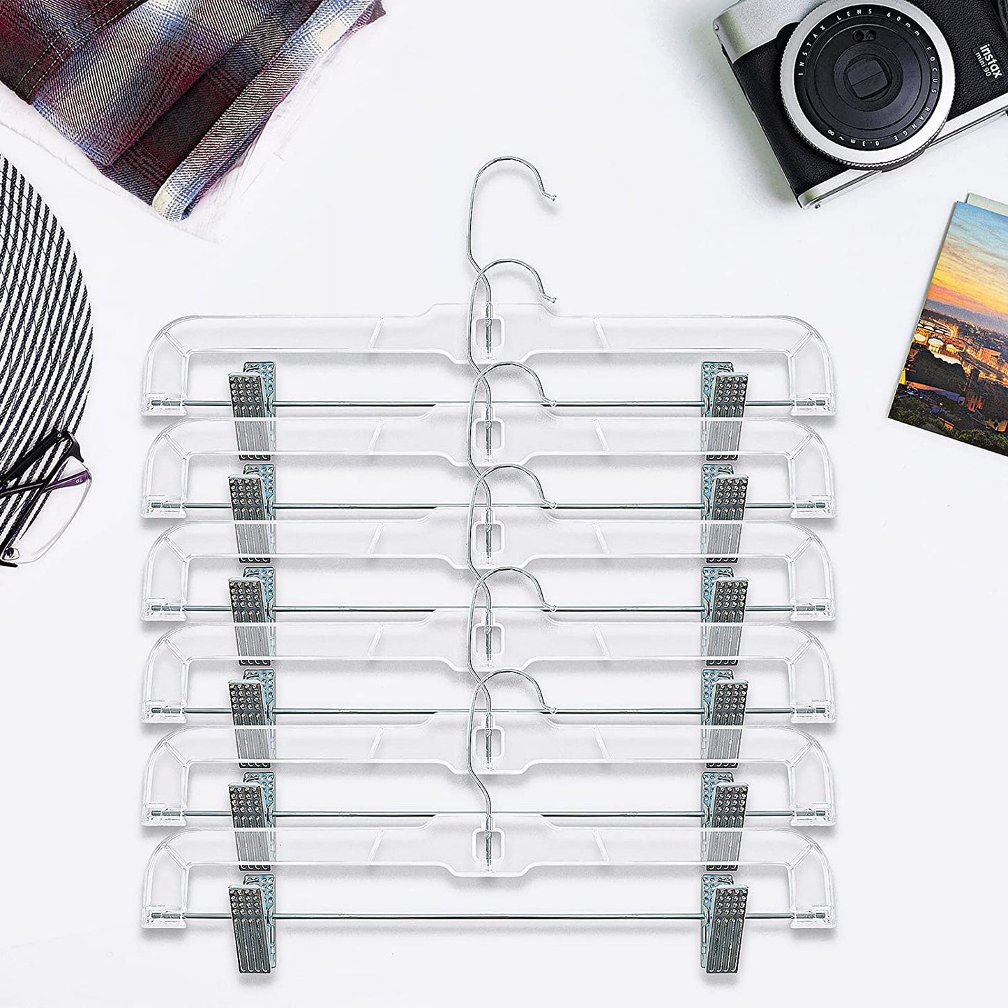 25cm Baby Size Plastic Hanger with Clips Sold in Bundles of 25/50/100 - Rackshop Australia