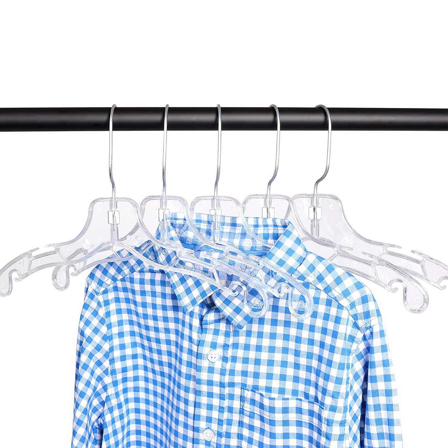25cm Baby Plastic Coat Hanger Sold in Bundles of 25/50/100 - Rackshop Australia
