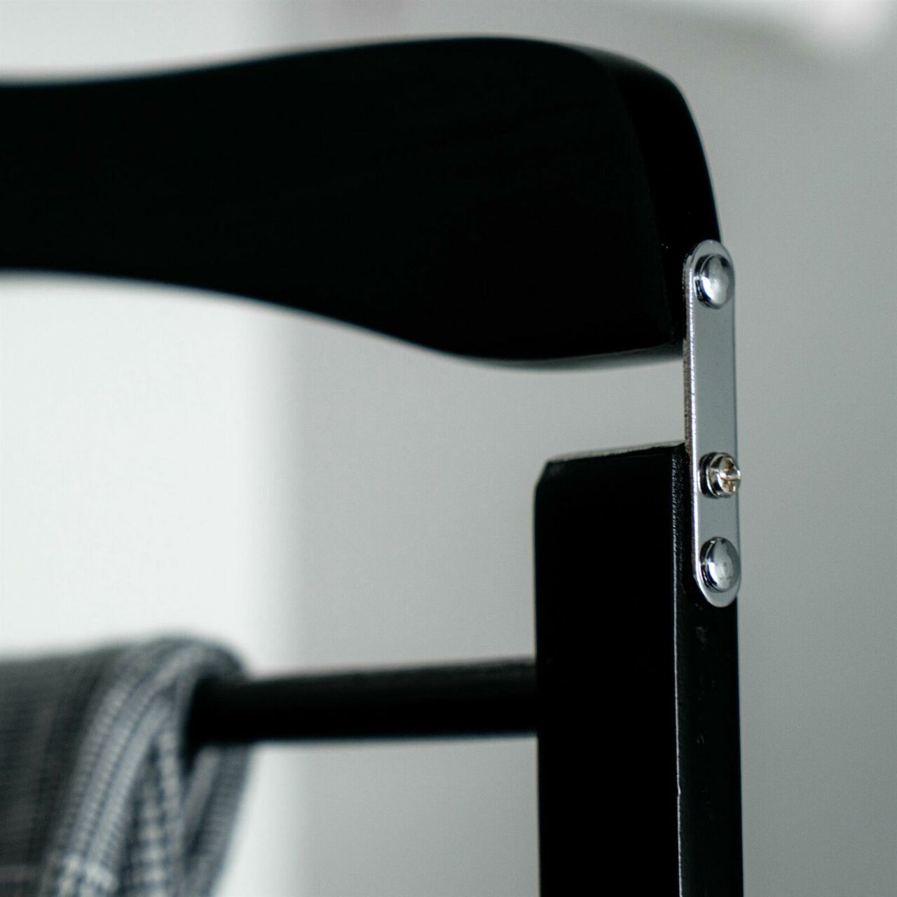 Tiered Black Wooden Pant Hanger - Sold 1/5/10 - Rackshop Australia
