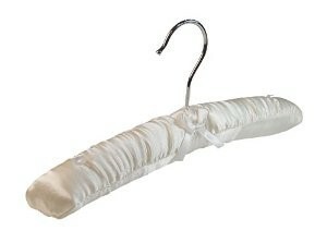 25cm Ivory Satin Baby Hangers-Sold in Bundle of 10/25/50 - Rackshop Australia