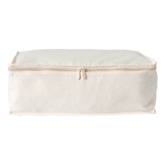 LUSH 10oz Extra Thick Pure Natural Cotton Storage Bags - Medium - ( Enhanced Zip Line & Extra Thick Handles) - Rackshop Australia