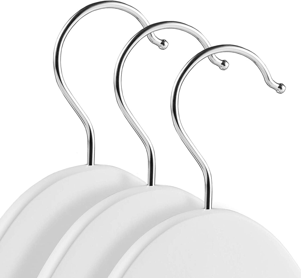 43cm White Wooden Top Hanger 12mm thick Sold in Bundle of 25/50/100 - Rackshop Australia