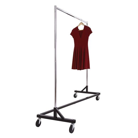 Shop Essential Extra Wide Heavy Duty Chrome Metal Garment Rack (150kgs Weight Capacity) Sold in 1/3/5 - Rackshop Australia