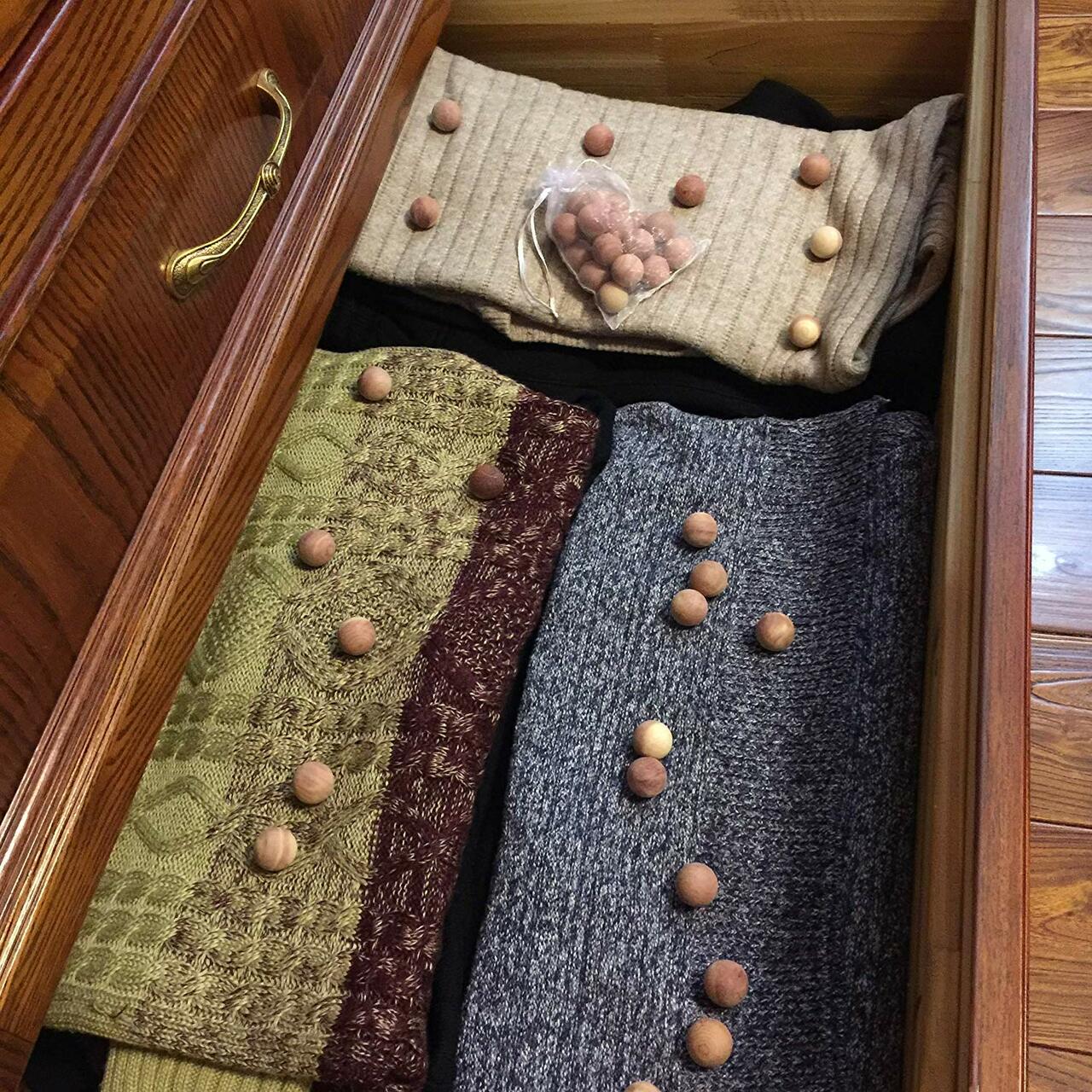 Natural Cedar Balls for Clothes Storage Sold in Bundles of 16/48/80/128/160/320 - Rackshop Australia