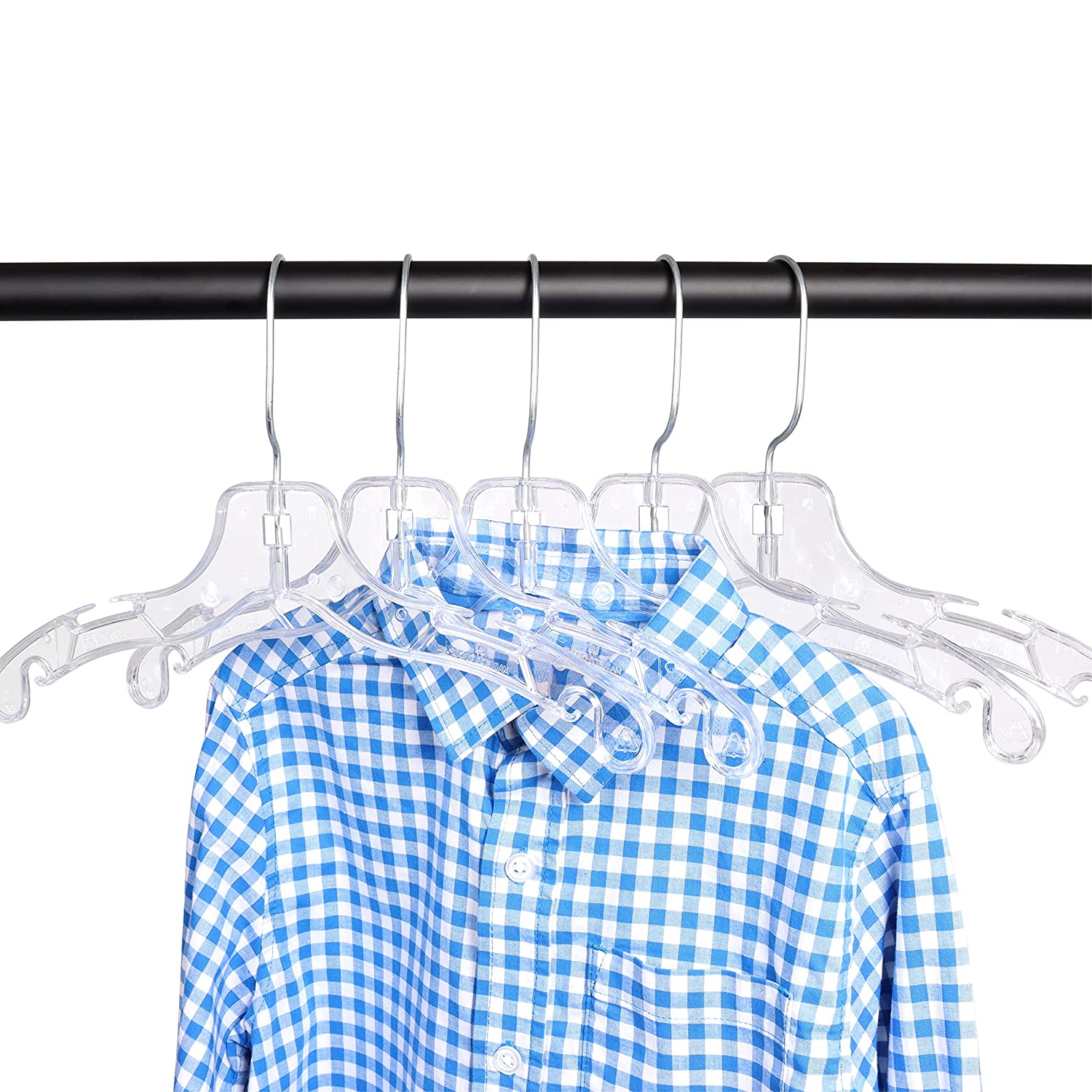 25cm Baby Plastic Coat Hanger Sold in Bundles of 25/50/100 - Rackshop Australia