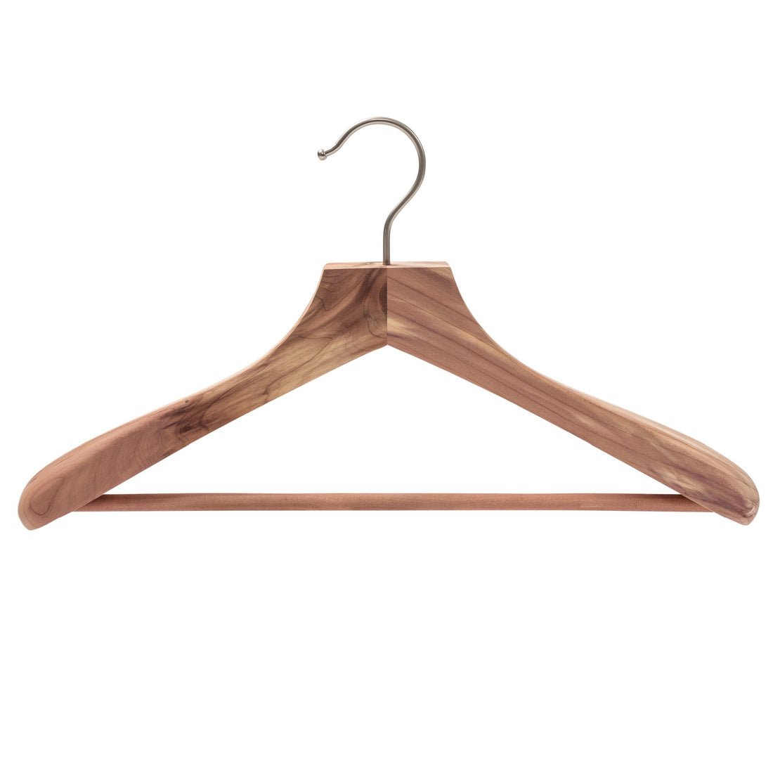 46cm Premium White Wood Bridal Wear Coat Hanger With White Velvet Coating - 50mm Thick Shoulders Sold 2/6/10/20
