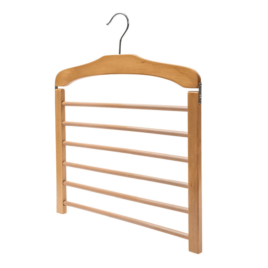 Tiered Natural Wooden Pant Hanger - Sold 1/5/10 - Rackshop Australia