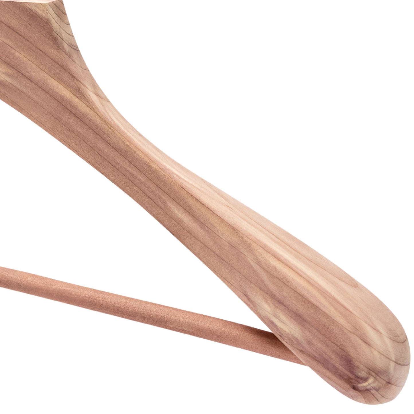 46cm Premium Eastern Red Cedar Suit Hangers - 50mm Thick Shoulders - Sold In 1/5/10 - Rackshop Australia