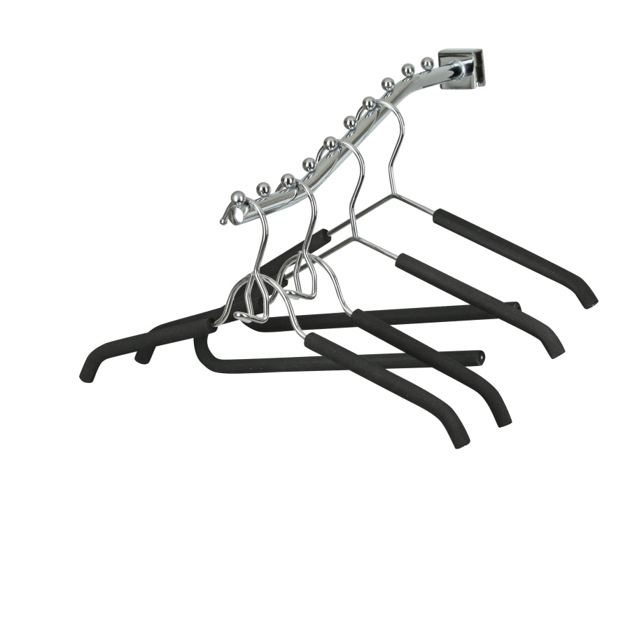 41cm Metal Suit Hanger with Foam Covered (5.5mm thick) Finish Sold in Bundles of 5/10/25 - Rackshop Australia