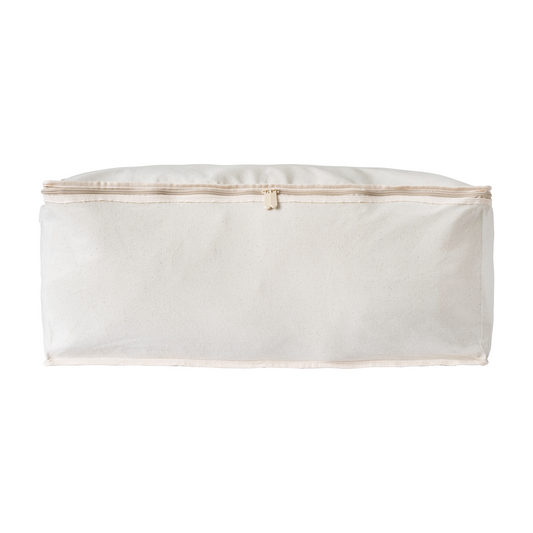 LUSH 10oz Extra Thick Pure Natural Cotton Storage Bags - X-Large - ( Enhanced Zip Line & Extra Thick Handles) - Rackshop Australia