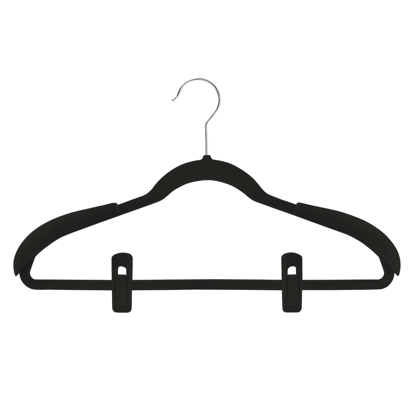 Black Velvet Finger Clips for Velvet Coat Hangers Sold in Bundles 20/50/100 pcs - Rackshop Australia