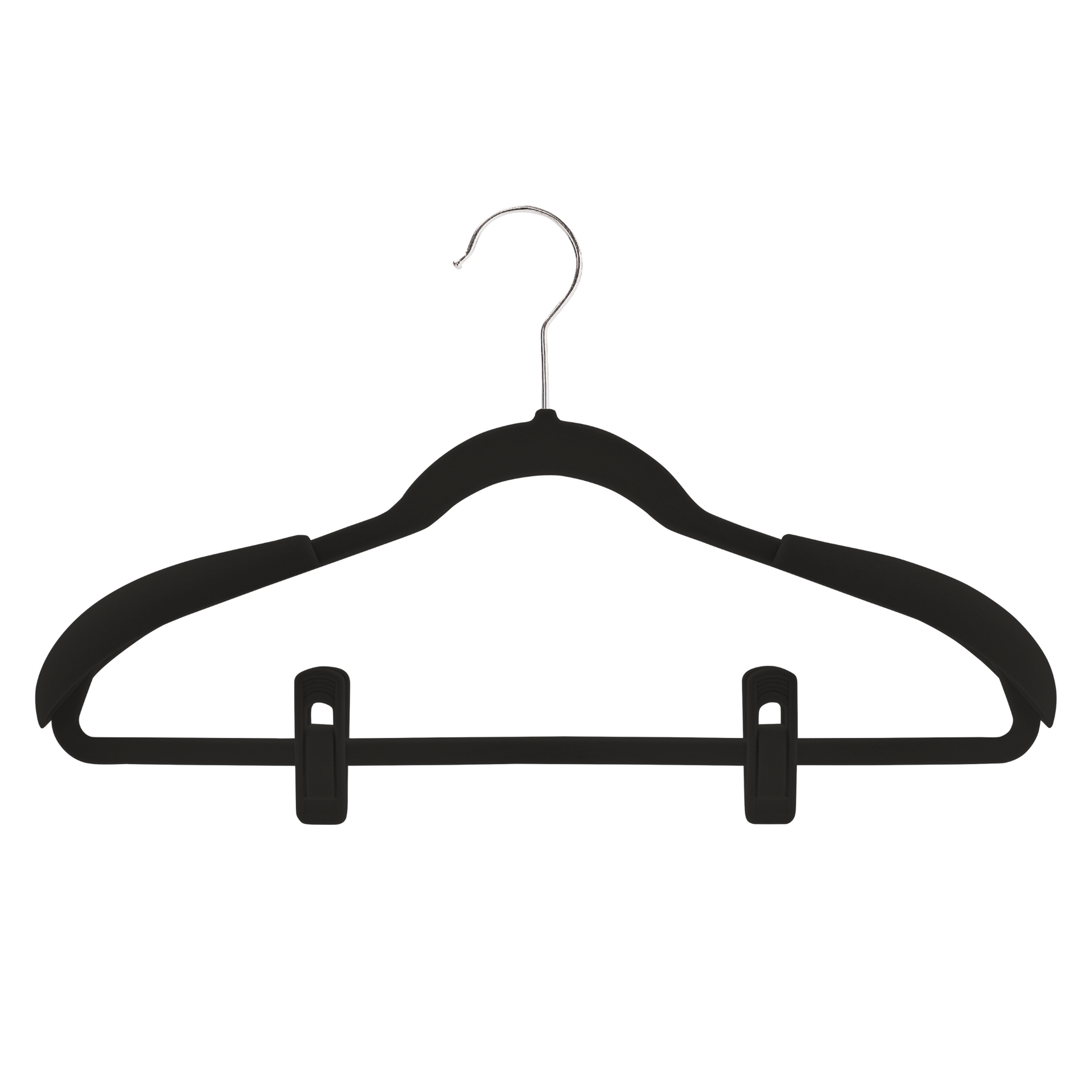 Black Velvet Finger Clips for Velvet Coat Hangers Sold in Bundles 20/50/100 pcs - Rackshop Australia