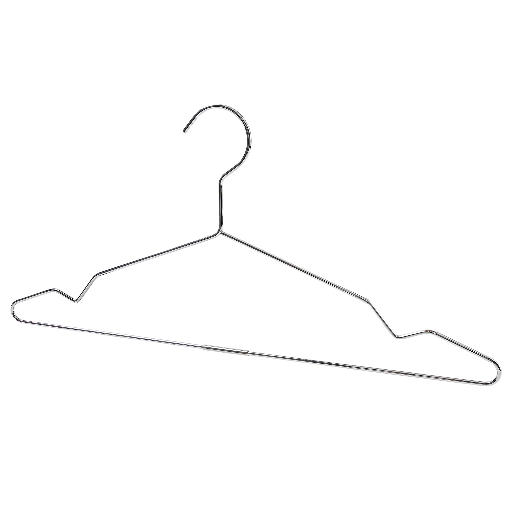 43cm Metal Suit Hanger with Notches (3.5mm thick) Sold in Bundles of 25/50/100 - Rackshop Australia