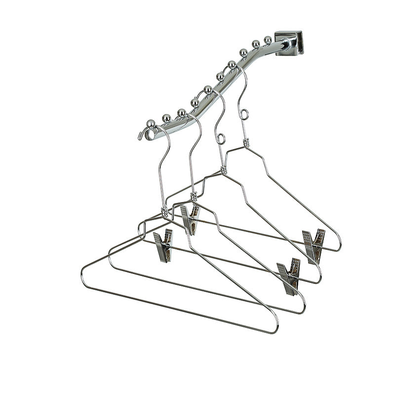 30.5cm Kid Size Metal Coat Hanger With Clips (3.5mm thick) Sold in Bundles of 25/50/100 - Rackshop Australia