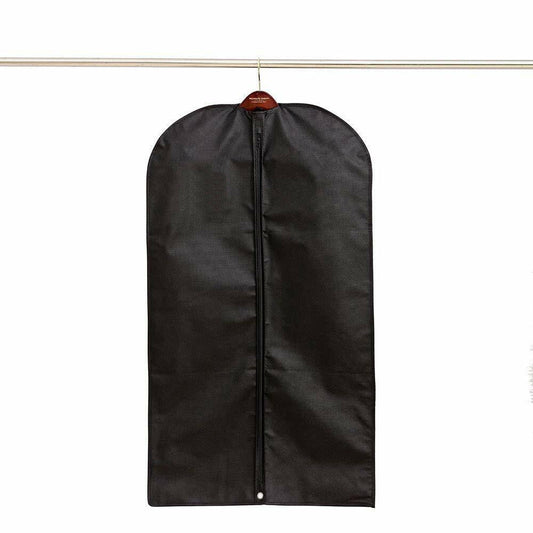 Black Non woven Garment Bags (100gsm - 61 X 105 cm) Sold in Bundles 1/5/10/20 - Rackshop Australia