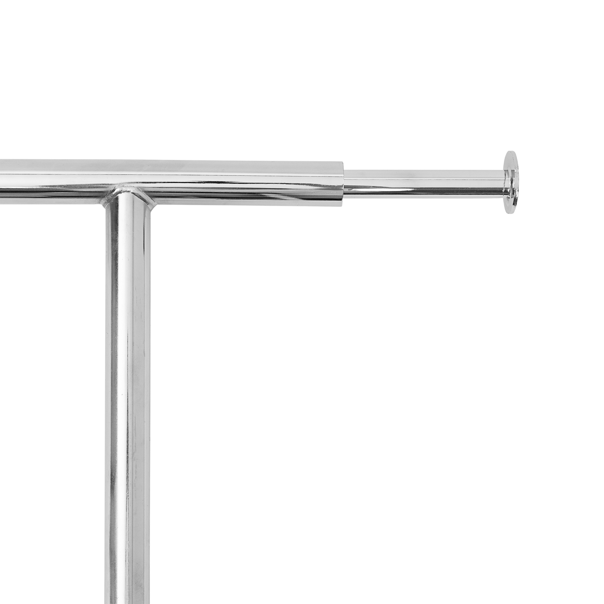 Home Essential Chrome Metal Garment Rack (100kgs Weight Capacity) Sold in 1/3/5 - Rackshop Australia