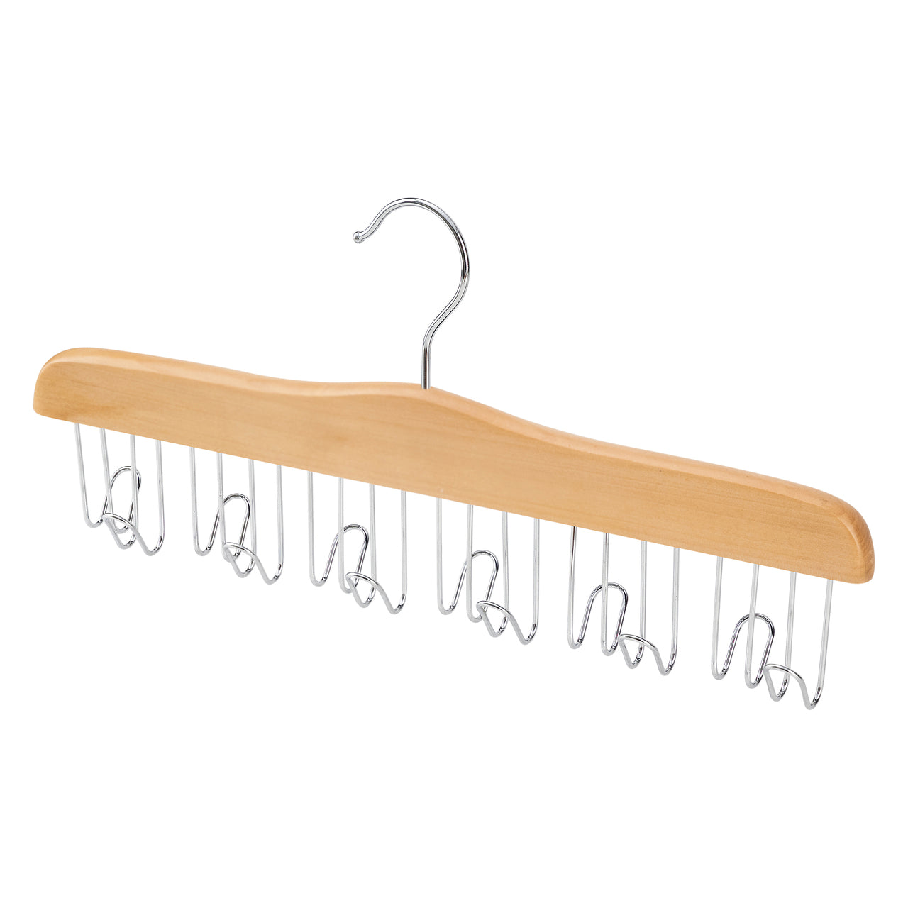 Natural Wooden Tie Hanger - Sold 1/5/10 - Rackshop Australia