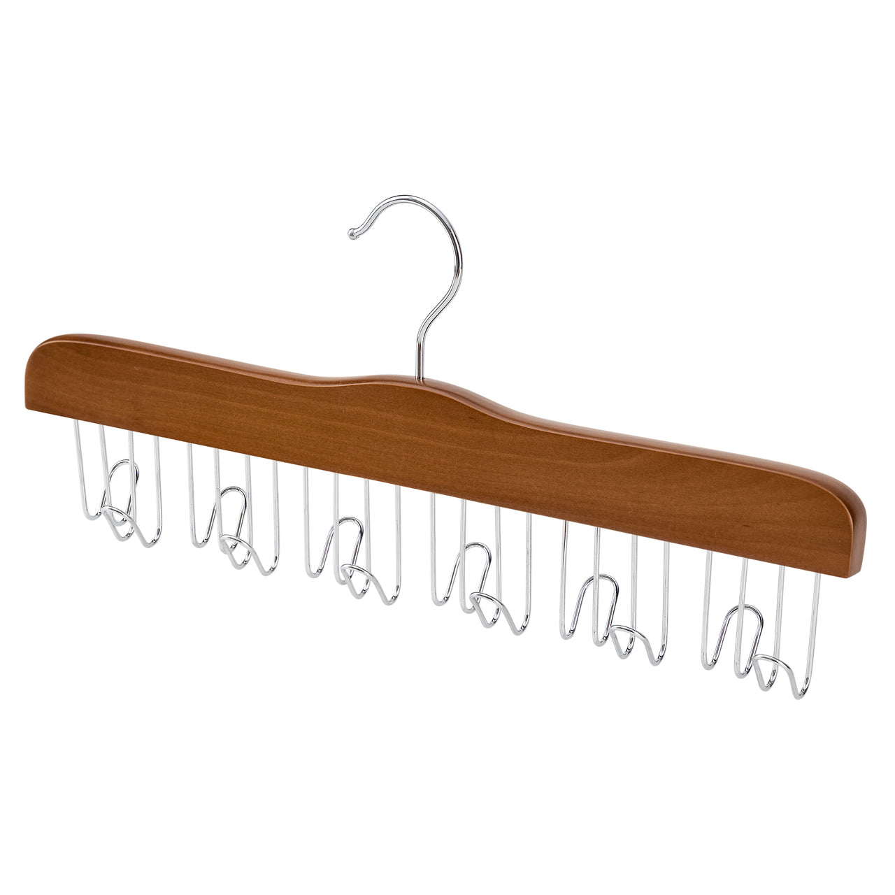 Walnut Wooden Tie Hanger - Sold 1/5/10 - Rackshop Australia